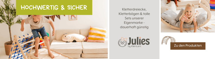 Julies by KleinLeni - unsere Eigenmarke - tollen Klettersets für Kinder